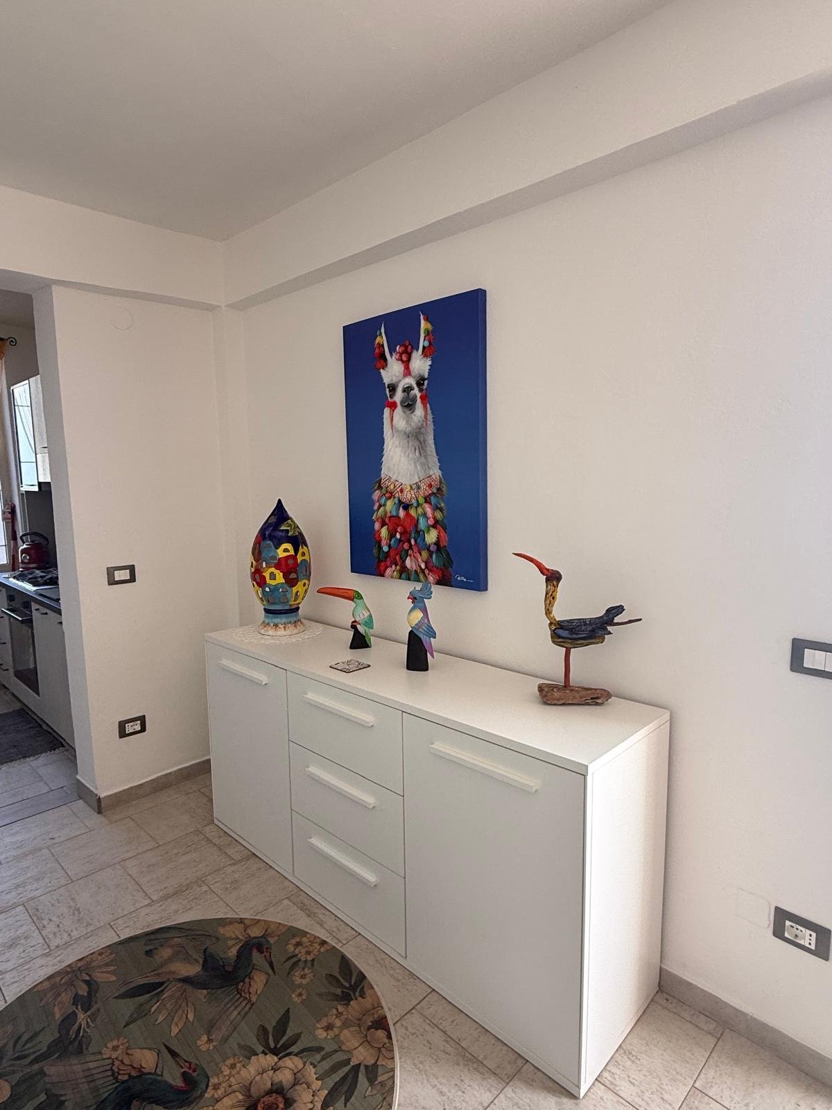 Exclusive Three-Bedroom Apartment in Scalea – Panoramic Sea View